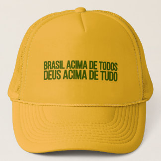 Boné Brasil Acima de Tudo Deus Acima de Todos