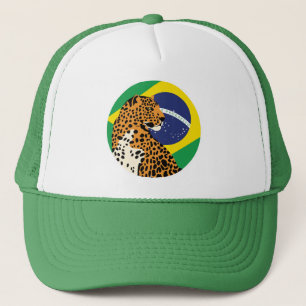 Boné Brasil: Bandeira Nacional do Jaguar