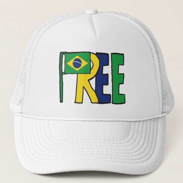 Boné Brasil livre (Frente)