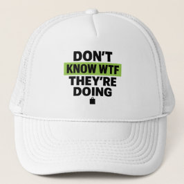 Boné Brat Green Design – Don’t Know WTF They’re Doing