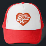 Boné Braut Und Team Braut Bachelorette Retro Herz<br><div class="desc">Braut Und Team Braut Bachelorette Retro Herz Trucker Hat Kappe Cappy Vintage Noiva para ser noiva maidTribe da Noiva</div>
