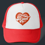 Boné Braut Und Team Braut Bachelorette Retro Herz<br><div class="desc">Braut Und Team Braut Bachelorette Retro Herz Trucker Hat Kappe Cappy Vintage Noiva para ser noiva maidTribe da Noiva</div>