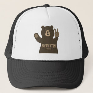 Boné Bremerton Washington Urso da Paz