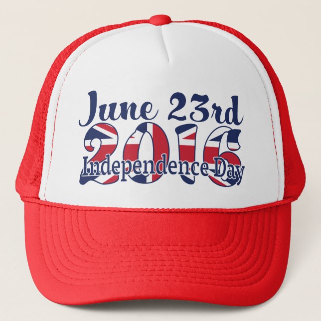 Boné Brexit Excelente da Grã-Bretanha votará para deixa (Frente)