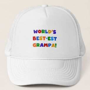 Boné "Bright Colors World's Best Grampa Gifts"