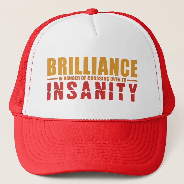 Boné BRILLIANCE VS INSANITY hat - escolha estilo e cor (Frente)