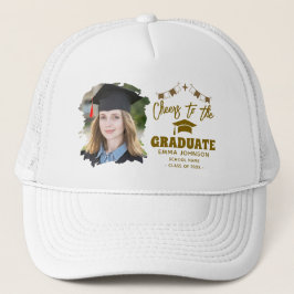 Boné Brinde ao Graduado Nome da Foto Personalizada da F