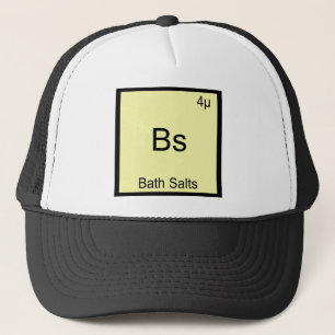 Boné Bs - Bath Sal Elemento Engraçado Chá de Química