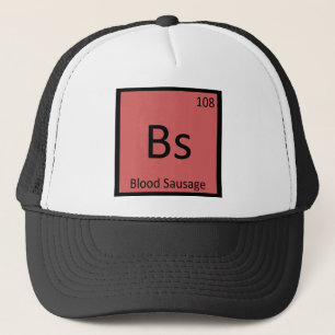 Boné Bs - Tabela Periódica da Química da Linguiça de Sa