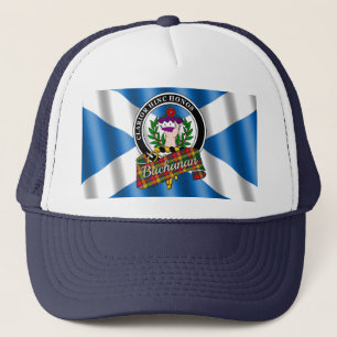 Boné Buchanan Clan Crachá & Tartan Trucker Hat