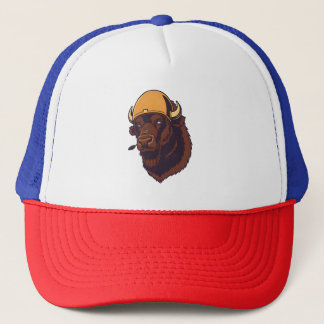 Boné Búfalo com um Capacete