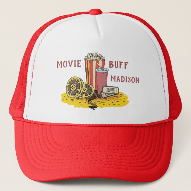 Boné Buff de Filme de Texto Personalizado (Frente)