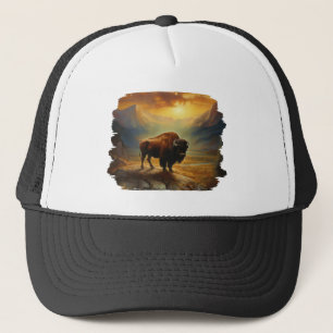 Boné Buffalo Bison Sunset Silhouette