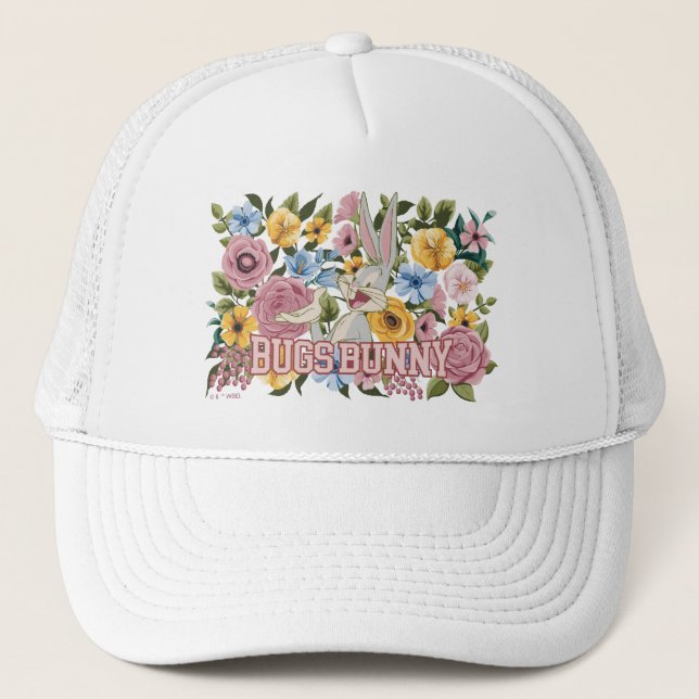 Boné BUGS BUNNY™ Bordado Floral Gráfico (Frente)