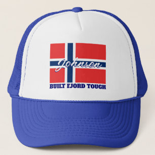 Boné "Build Fjord Tough" e Bandeira norueguesa