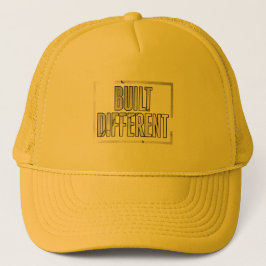 Boné Built Different – Minimalist Motivational Hat