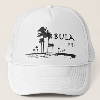 Boné Bula Fiji Palm Tree Graphic