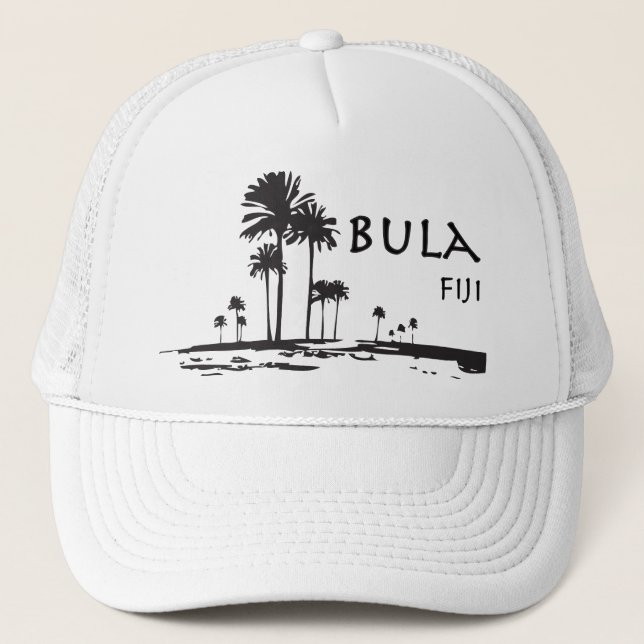 Boné Bula Fiji Palm Tree Graphic (Frente)