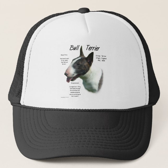 Boné Bull Terrier (colorido) Design de História (Frente)