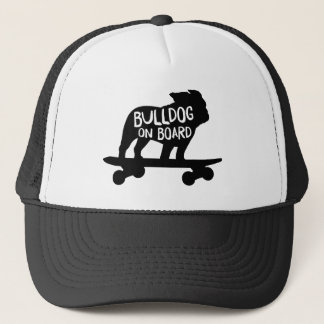 Boné Bulldog no Conselho | Cachorro de skate Silhouette