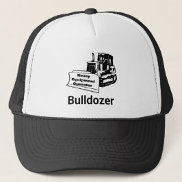 Boné Bulldozer: Operador de Equipamento Pesado
