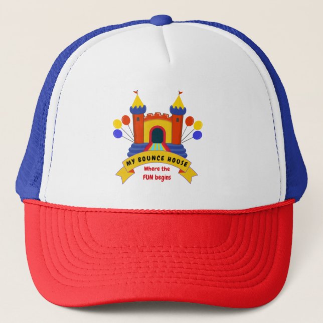 Boné BUNCE HOUSE INFLATABLES PARTITY BIRTHDABusiness (Frente)