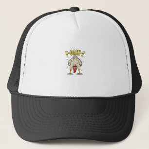 Boné Bunda de Frango Engraçado F-Caw-F Galo Galinha Cai