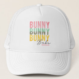 Boné Bunny Babe Cute Modern Páscoa Personalizada