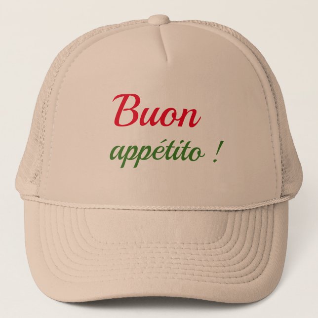 Boné Buon appétito (Frente)