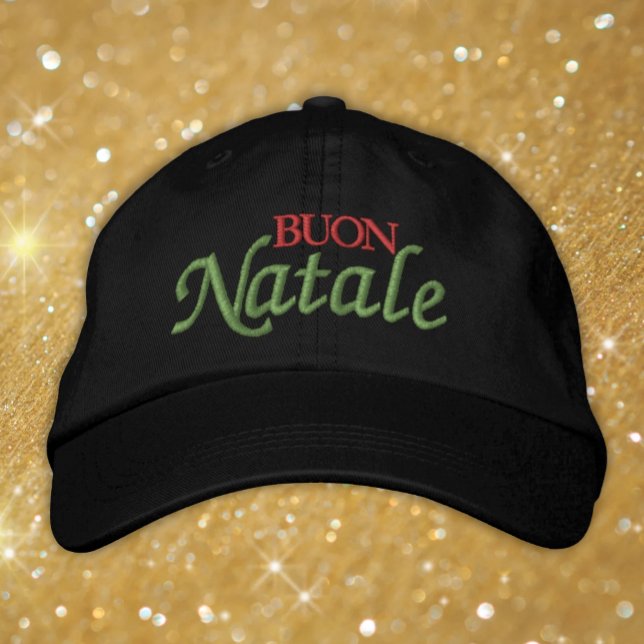 Boné Buon Natale Embroidered Italian Christmas  (Criador carregado)