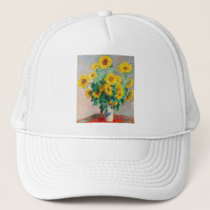 Boné Buquê de Sunflower Claude Monet