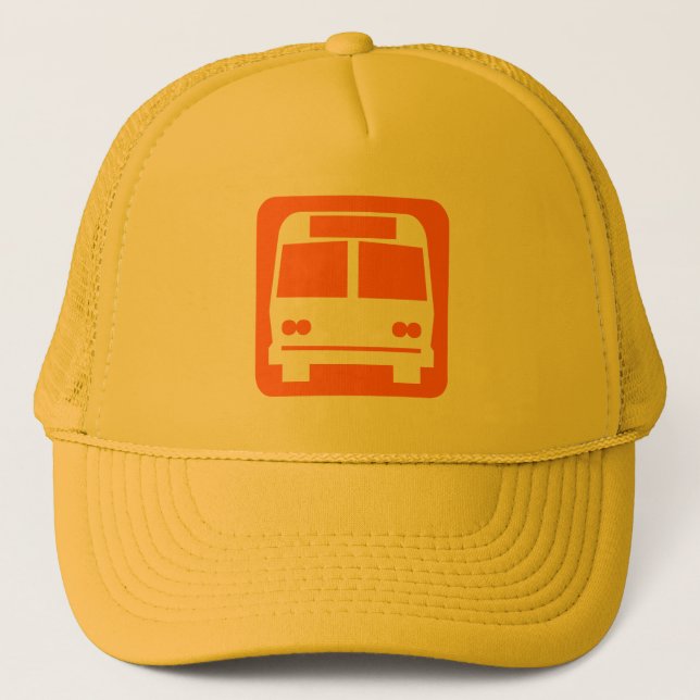Boné Bus symbol - Orange (Frente)