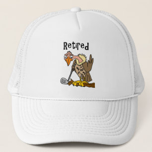 Boné Buzzard velho engraçado que joga desenhos animado