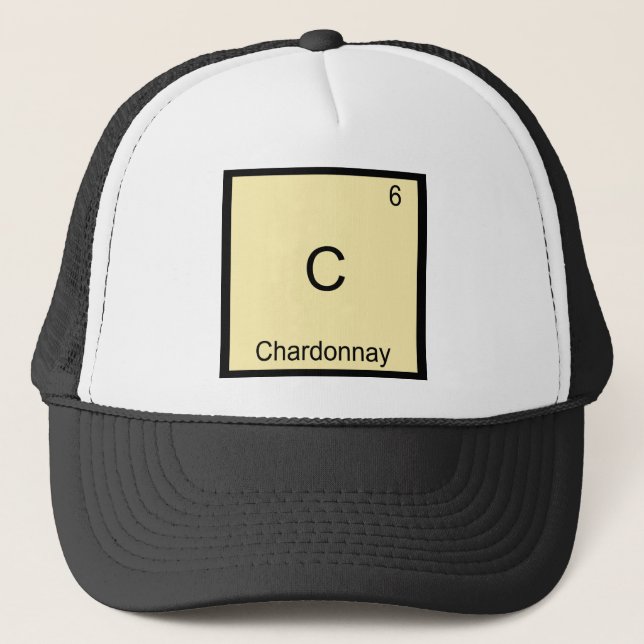 Boné C - Camiseta de Chardonnay com Símbolo de Elemento (Frente)