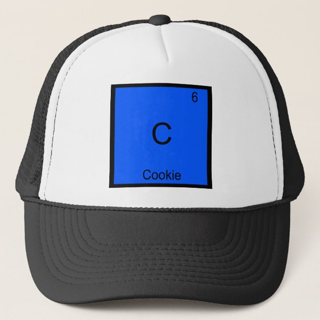 Boné C - Símbolo de Elemento de Química de Biscoito Eng (Frente)