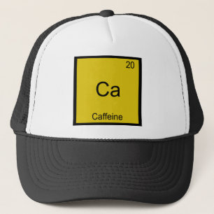 Boné Ca - Caffeine Funny Chemistry Elelement Symbol Tee