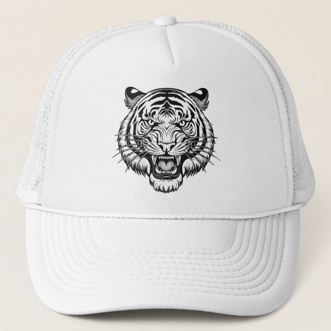 Boné cabeça de tigre (Frente)