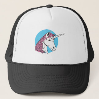 Boné cabeça de unicórnio roxa/rosa