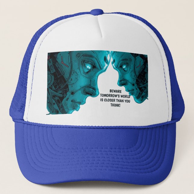 BONÉ CABEÇA ROBÓTICA CIBORGUE (Frente)