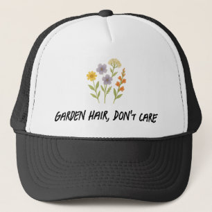 Boné Cabelo de jardim, não se importe