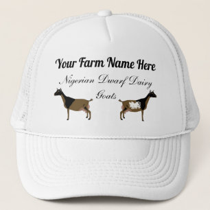 Boné Cabra Dairy Personalizada Nigeriana
