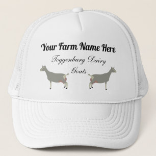 Boné Cabras leiteiras personalizadas de Toggenburg