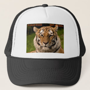 Boné Cace o chapéu dos tigres dos ovos não