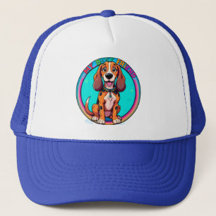 Boné Cachorro Beagle de Desenho Animado Feliz Meu Melho
