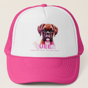 Boné Cachorro-Boxer: Queen Cuddle Master