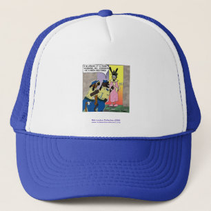 Boné Cachorro Castado Cartoon Engraçado em Cap de Quali