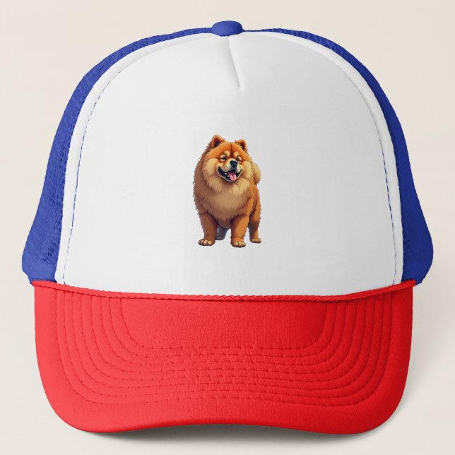 Boné Cachorro Chinês Cachorro Chow Raça para Chow Chow  (Frente)