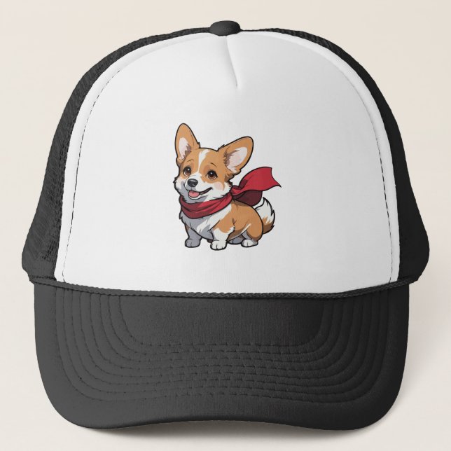 Boné Cachorro Corgi Galês (Frente)