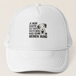 Boné Cachorro Dalmaciano não gosta de Pessoas