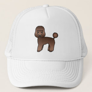 Boné Cachorro de Cartoon Castanho